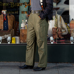 The Real McCoy's Trousers, Men's, Field, M-65 - Olive - Standard & Strange