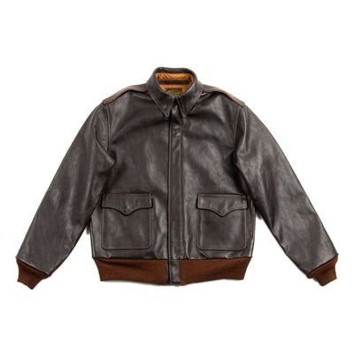 The Real McCoy's Type A-2 REAL MCCOY MFG. Co. (Model 220) - Seal Brown - Standard & Strange