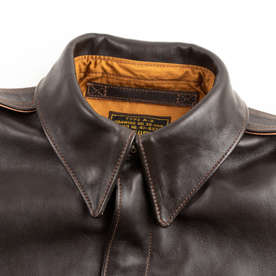 The Real McCoy's Type A-2 REAL MCCOY MFG. Co. (Model 220) - Seal Brown - Standard & Strange