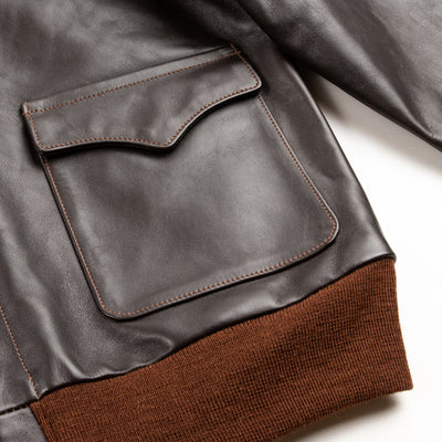 The Real McCoy's Type A-2 REAL MCCOY MFG. Co. (Model 220) - Seal Brown - Standard & Strange