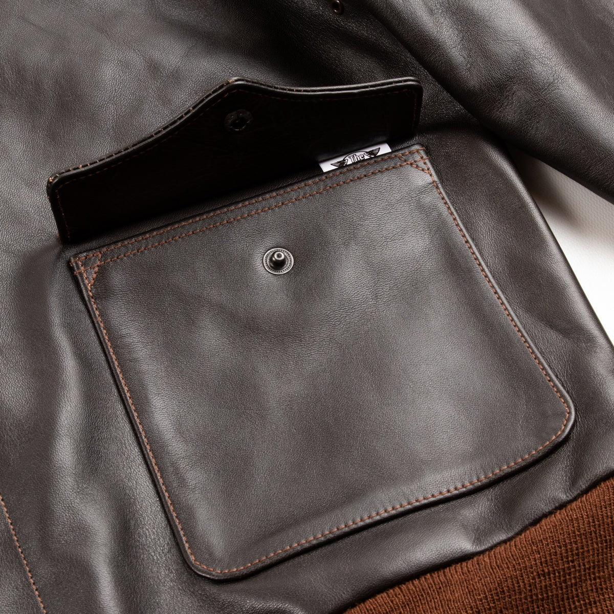 The Real McCoy's Type A-2 REAL MCCOY MFG. Co. (Model 220) - Seal Brown - Standard & Strange