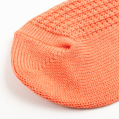 RoToTo Cotton Waffle Socks - Light Orange - Standard & Strange