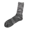 RoToTo Washi Pile Crew Socks - Black - Standard & Strange