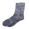 RoToTo Washi Pile Crew Socks - Navy - Standard & Strange