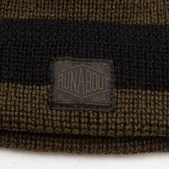 Runabout Goods Wool Watch Cap - Black/Olive - Standard & Strange