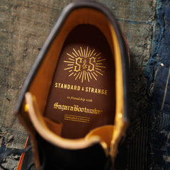 Sagara Bootmaker S&S x Sagara Cordmaster Boot - Black Overdyed Horsebutt - Standard & Strange