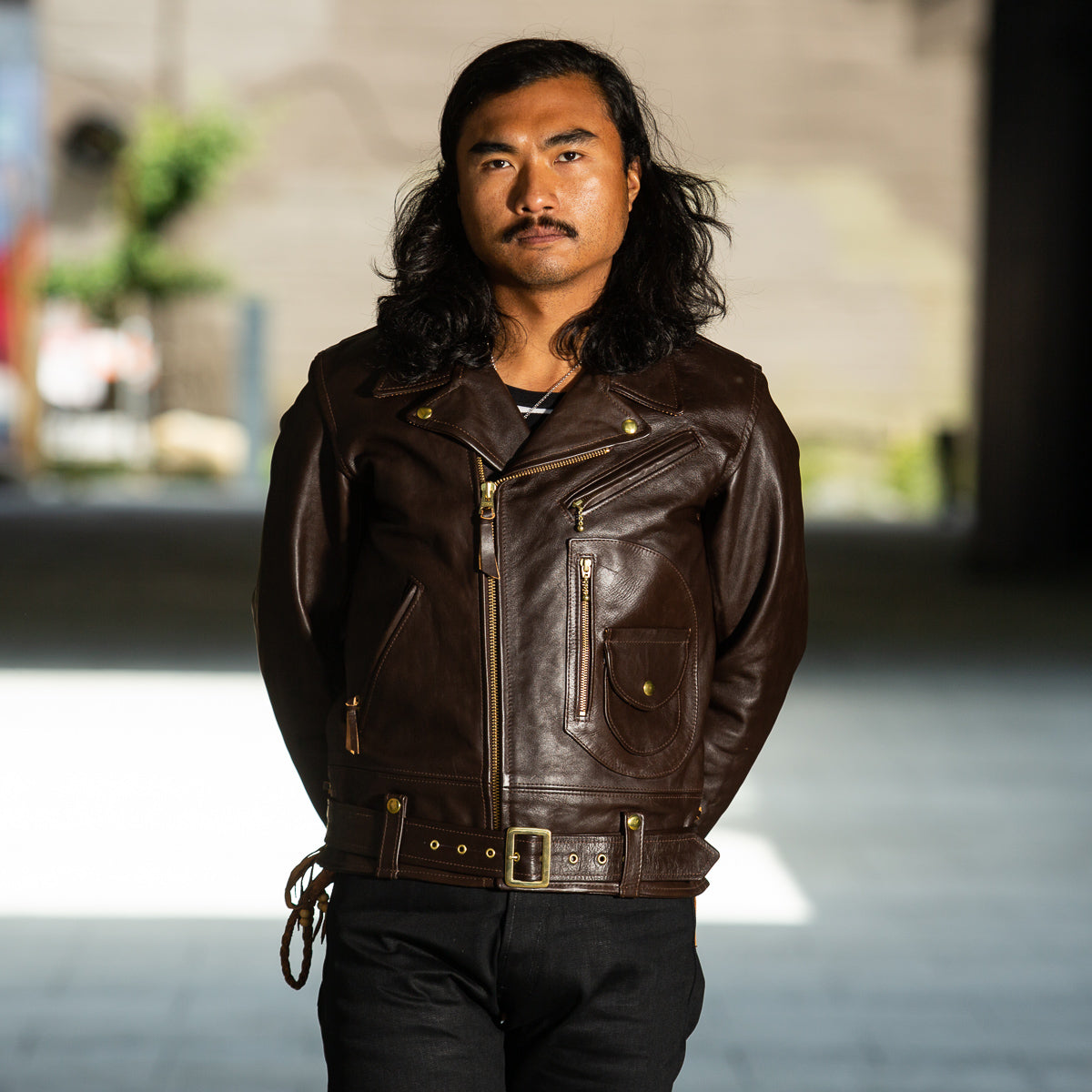 Simmons Bilt Heartbreaker Leather Jacket - Japanese Brown