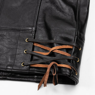 Simmons Bilt S&S x SB Heartbreaker Leather Jacket - Japanese Black Horsehide - Standard & Strange