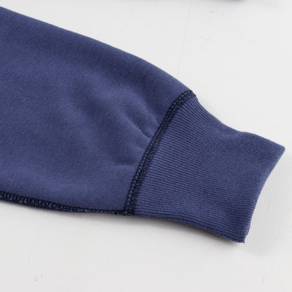 The Real McCoy's 9oz Loopwheel Raglan Sleeve Sweatshirt - MQ Navy - Standard & Strange