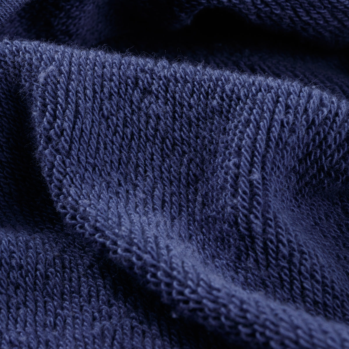 The Real McCoy's 9oz Loopwheel Raglan Sleeve Sweatshirt - MQ Navy - Standard & Strange