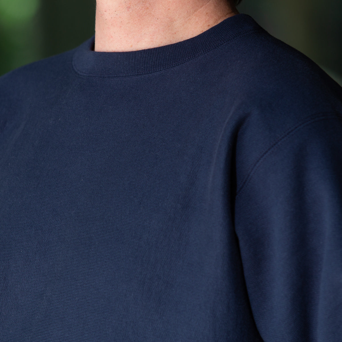 The Real McCoy's Heavyweight Crewneck Sweatshirt - Navy - Standard & Strange