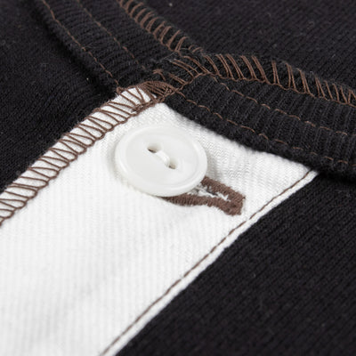 The Real McCoy's Joe McCoy Ball Park Long Sleeve Union Shirt - Black - Standard & Strange