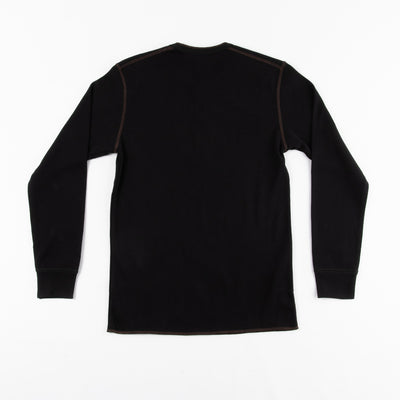 The Real McCoy's Joe McCoy Ball Park Long Sleeve Union Shirt - Black - Standard & Strange