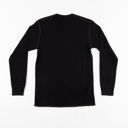 The Real McCoy's Joe McCoy Ball Park Long Sleeve Union Shirt - Black - Standard & Strange