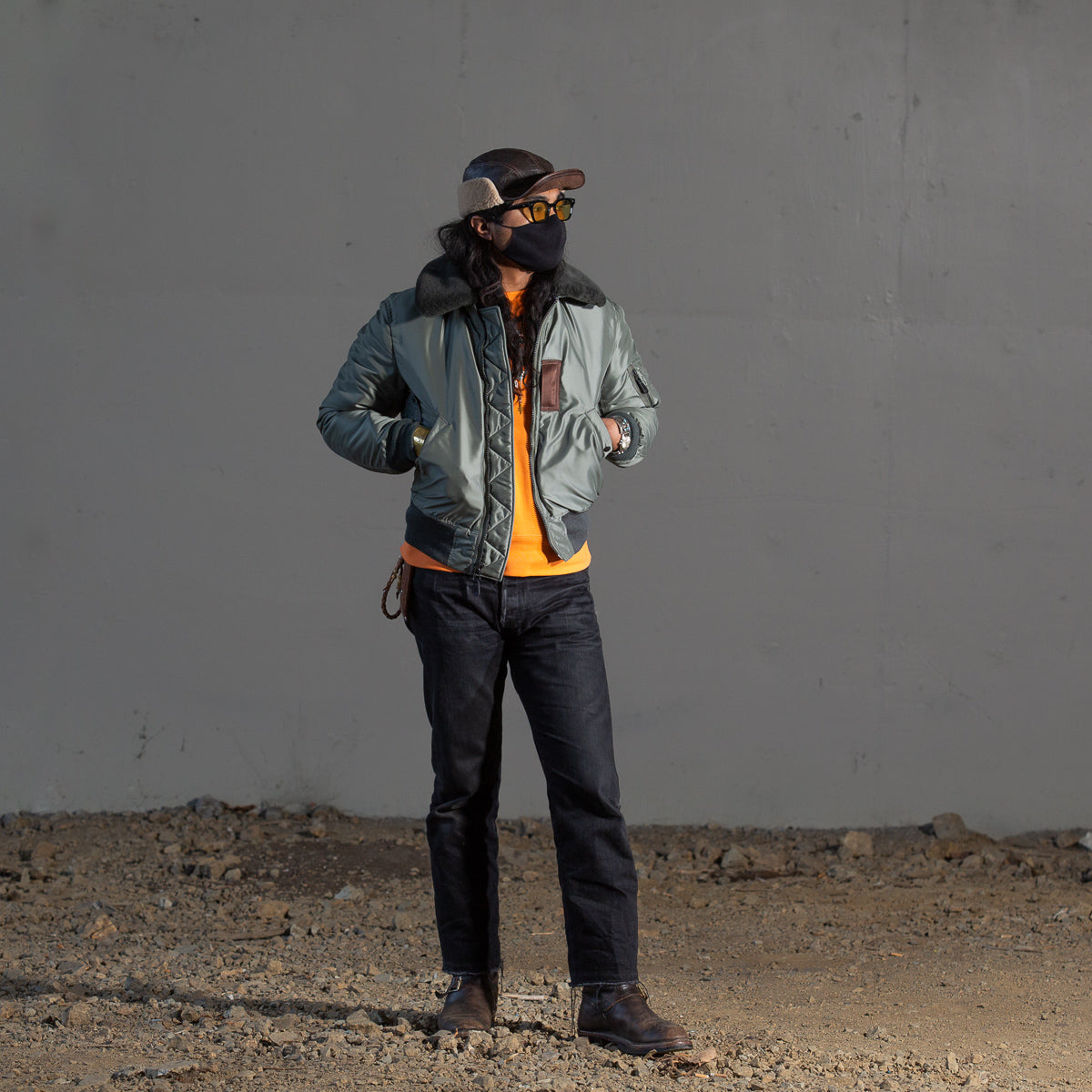 The Real McCoy's Type B-15D Jacket - Sage Green – Standard & Strange