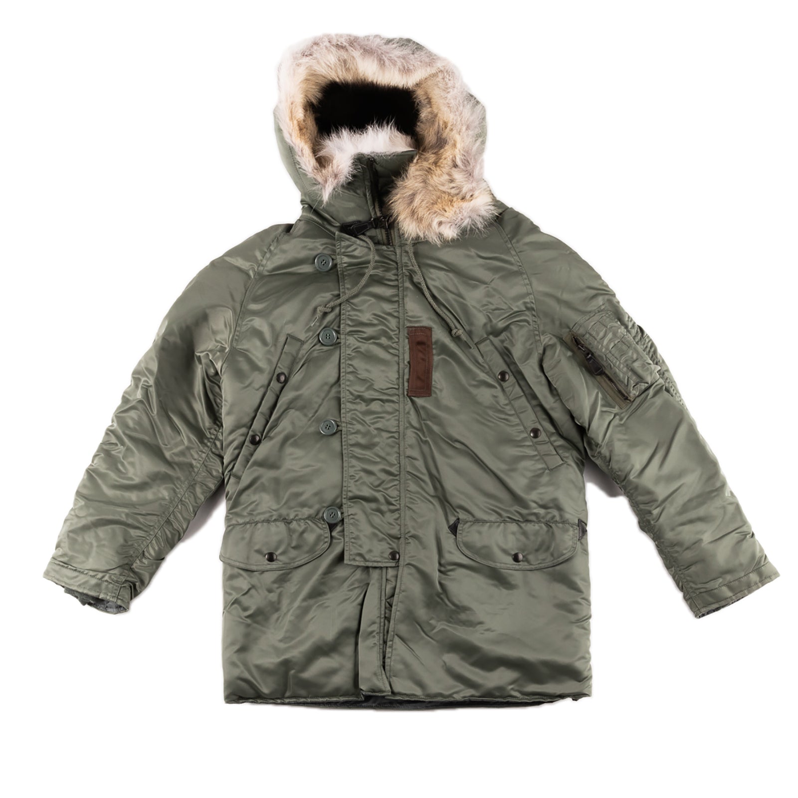 The Real McCoy's Type N-3B Parka - Olive Extra Large