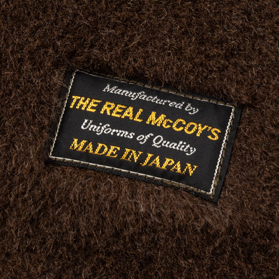 The Real McCoy's Vest, Alpaca, Pile-Lined - Khaki - Standard & Strange