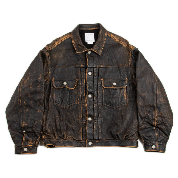 Visvim 101XX Jacket - Black French Veg Lamb – Standard & Strange