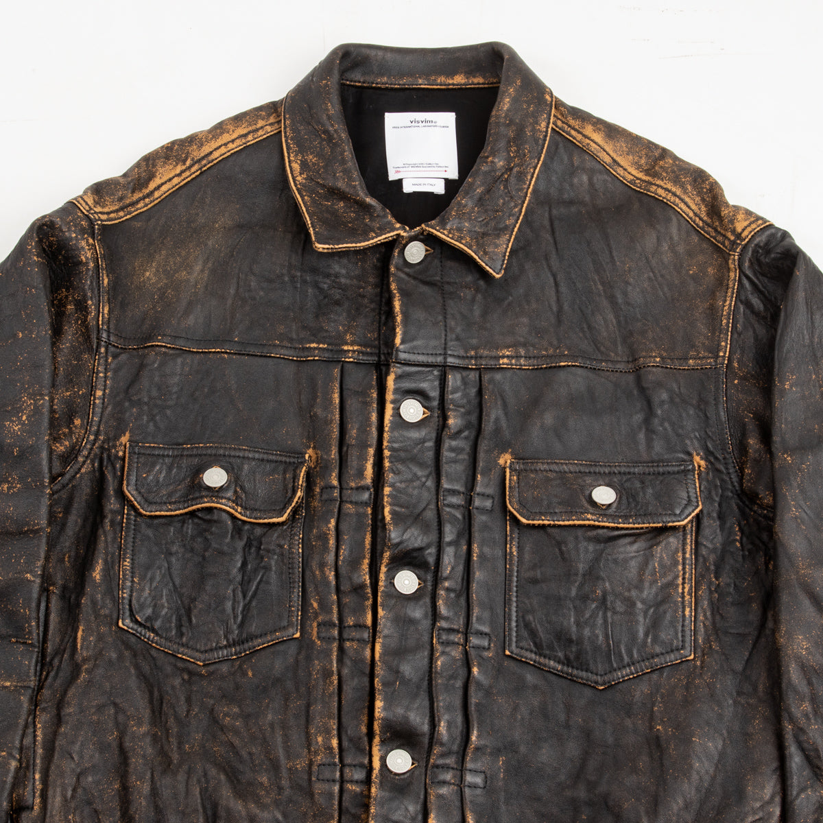 Visvim 101XX Jacket - Black French Veg Lamb – Standard & Strange