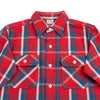 Warehouse Flannel Shirt (B) - Red - Standard & Strange