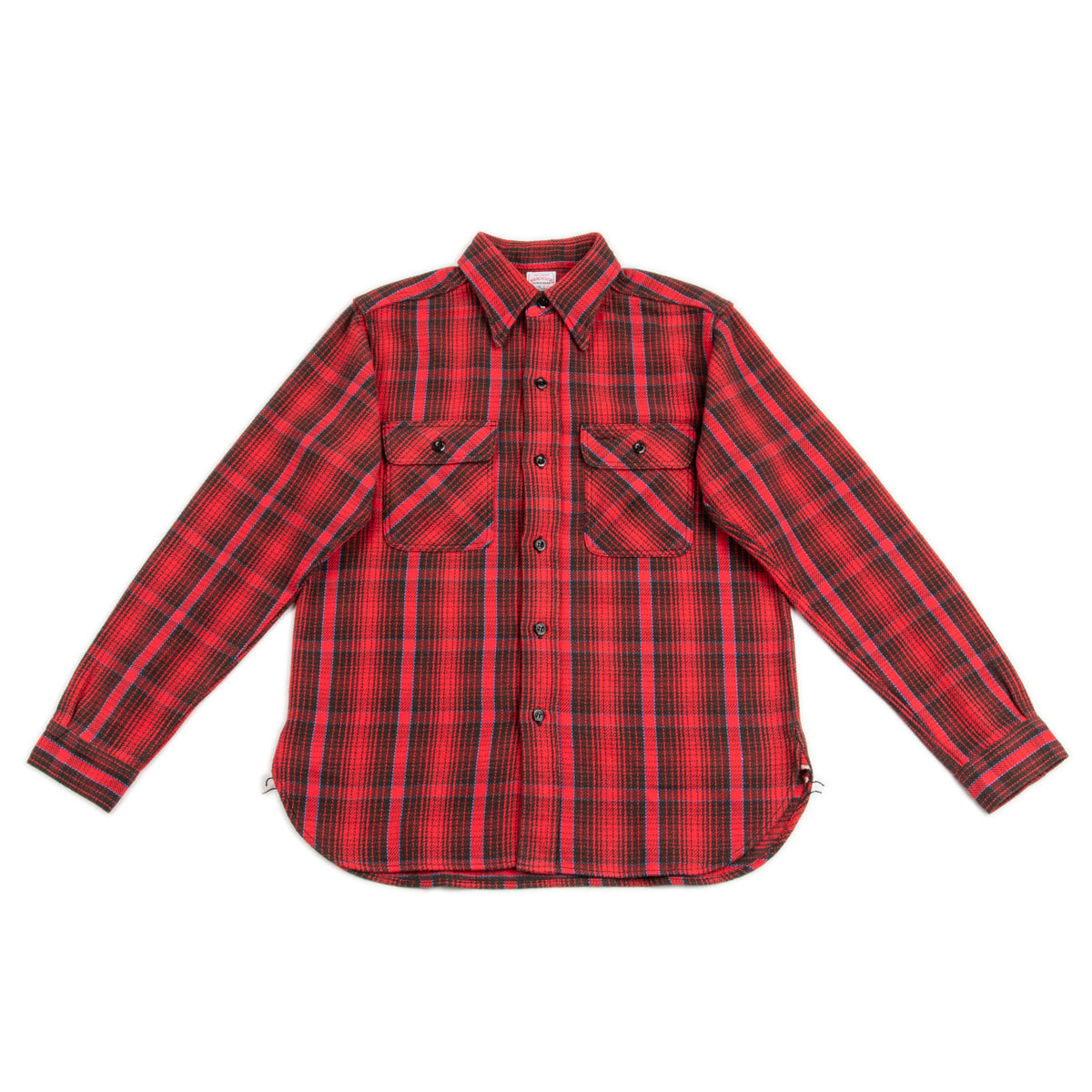 Warehouse Flannel Shirt (C) - Red (One Wash) – Standard & Strange