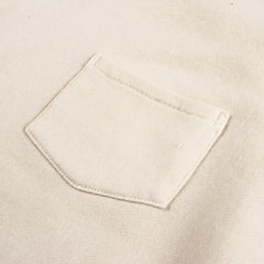 Warehouse Lot 4085 Loopwheel Short Sleeve Pocket Sweatshirt - Cream - Standard & Strange