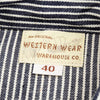 Warehouse Lot 3038 Western Shirt - Hickory Stripe - Standard & Strange