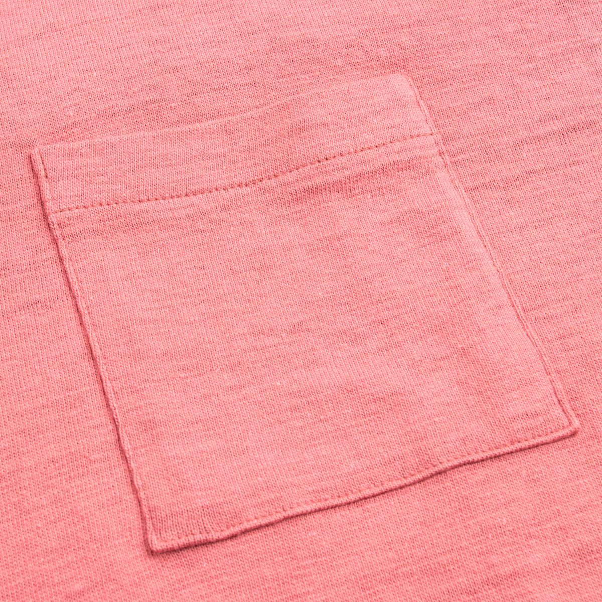 Warehouse Slub Cotton Pocket Tee Faded Red Standard & Strange