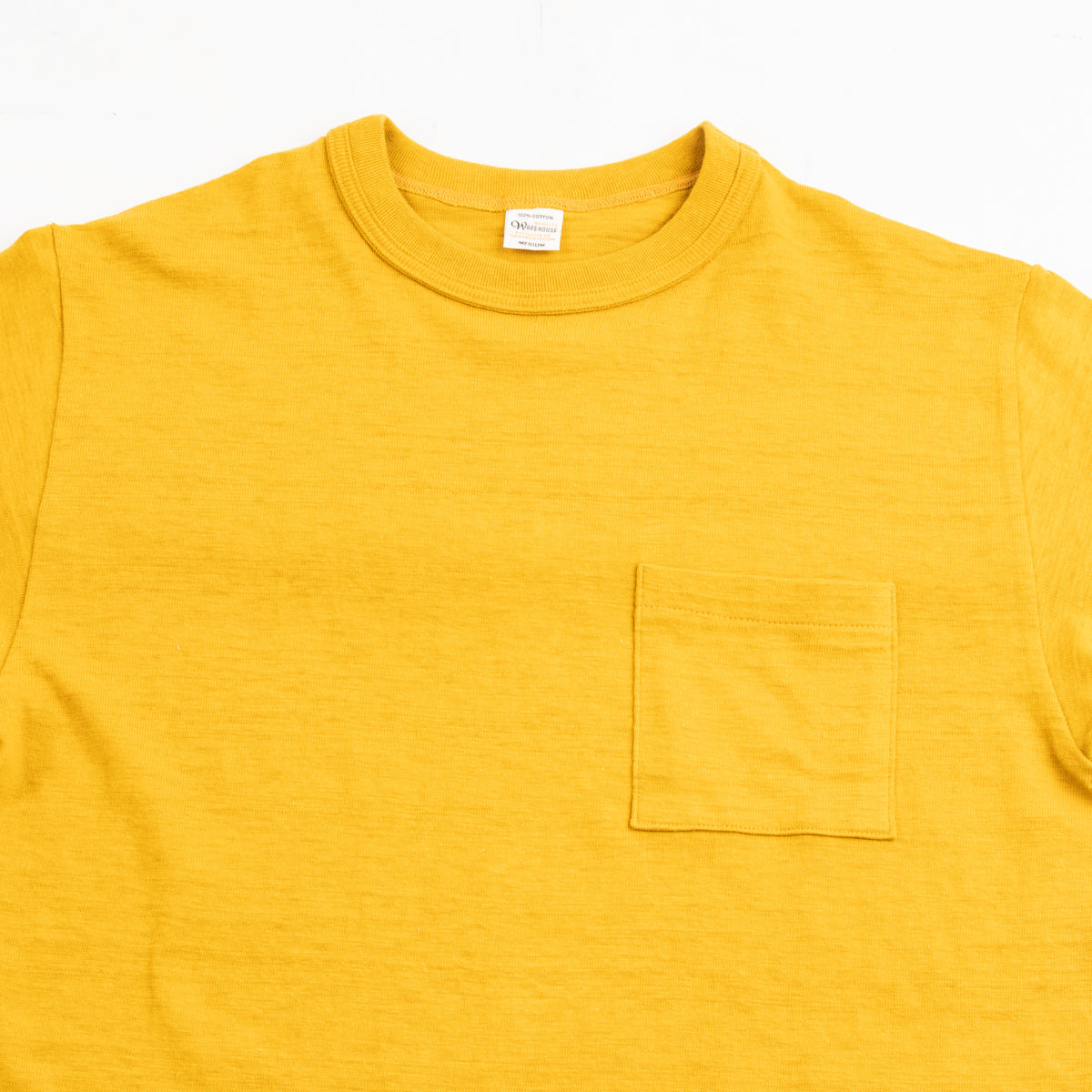 Warehouse Slub Cotton Pocket Tee - Mustard - Standard & Strange