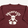 Warehouse Three Quarter Football Shirt / Swamp Rats - Bordeaux - Standard & Strange
