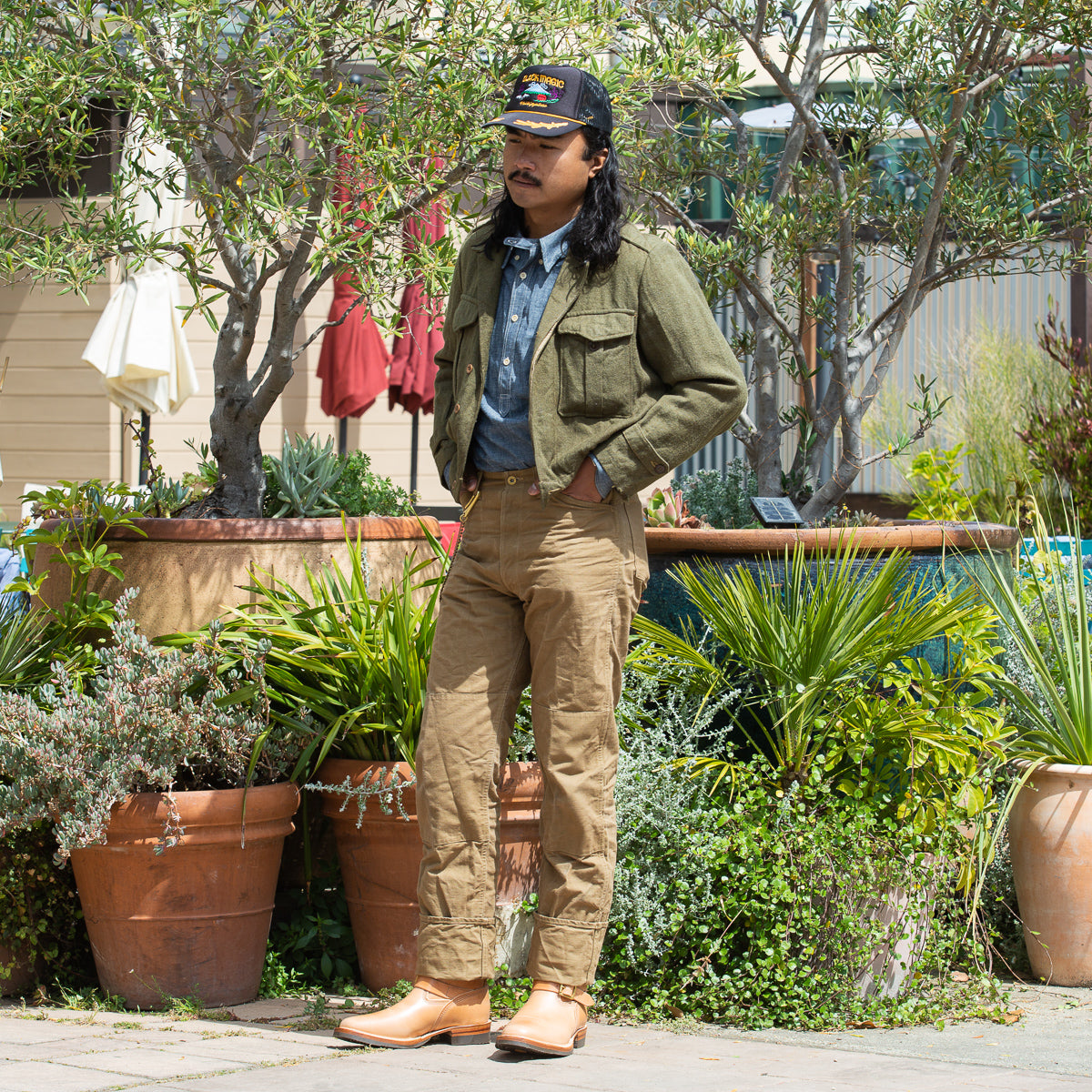 Wesco S&S x Wesco Mister Lou Engineer Boot - Natural Horsebutt - Standard & Strange