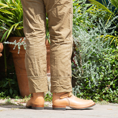 Wesco S&S x Wesco Mister Lou Engineer Boot - Natural Horsebutt - Standard & Strange