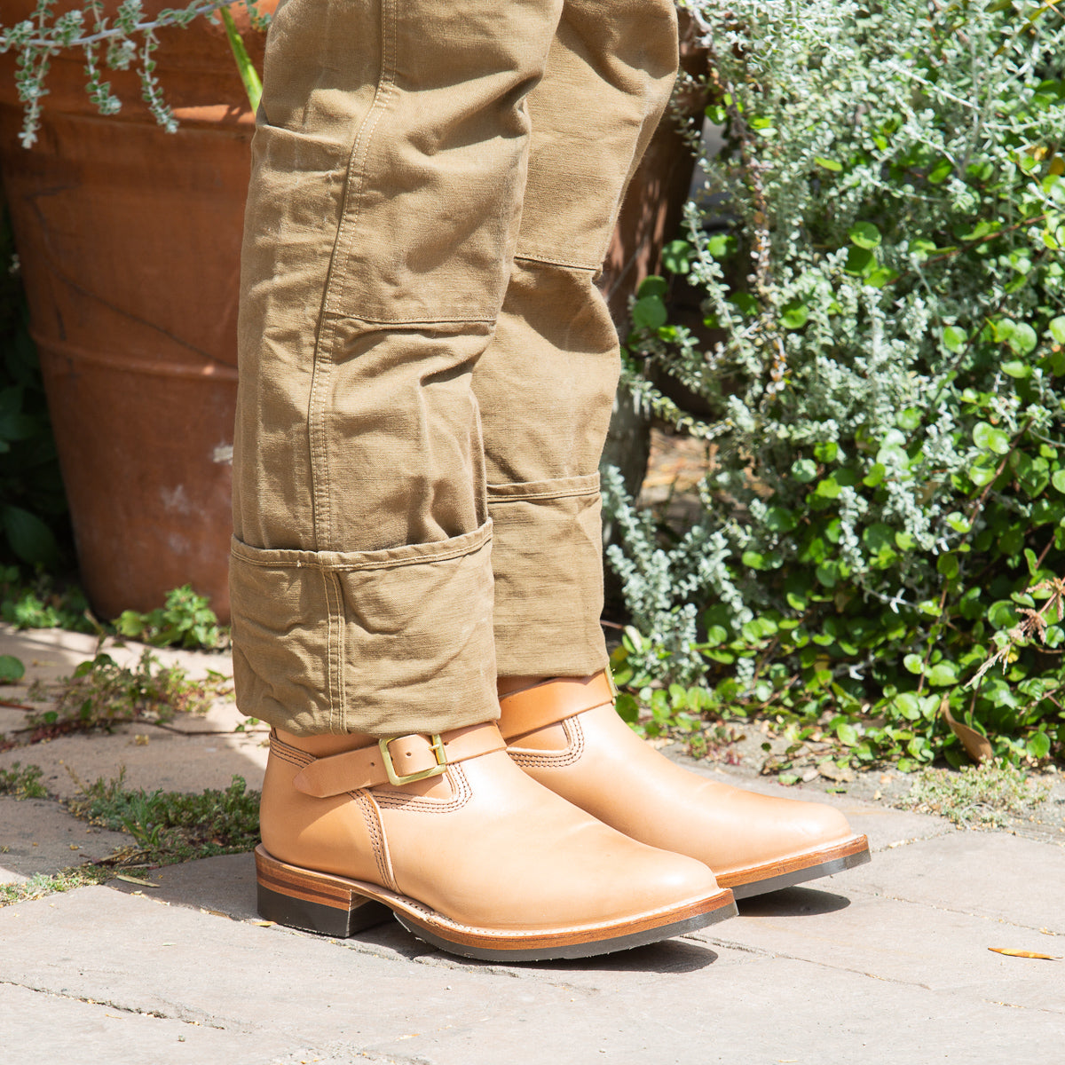 Wesco S&S x Wesco Mister Lou Engineer Boot - Natural Horsebutt - Standard & Strange